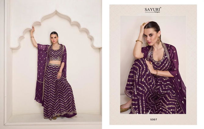 Sayuri Polki Georgette Wedding Salwar Suits Catalog
